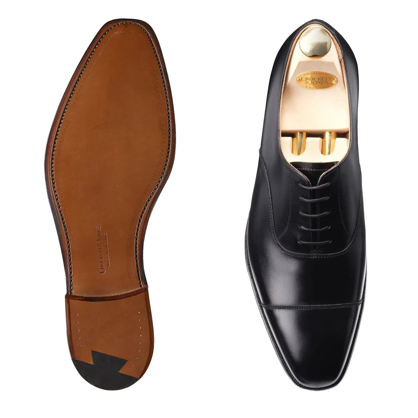 Sharp Style Hallam Black Calf