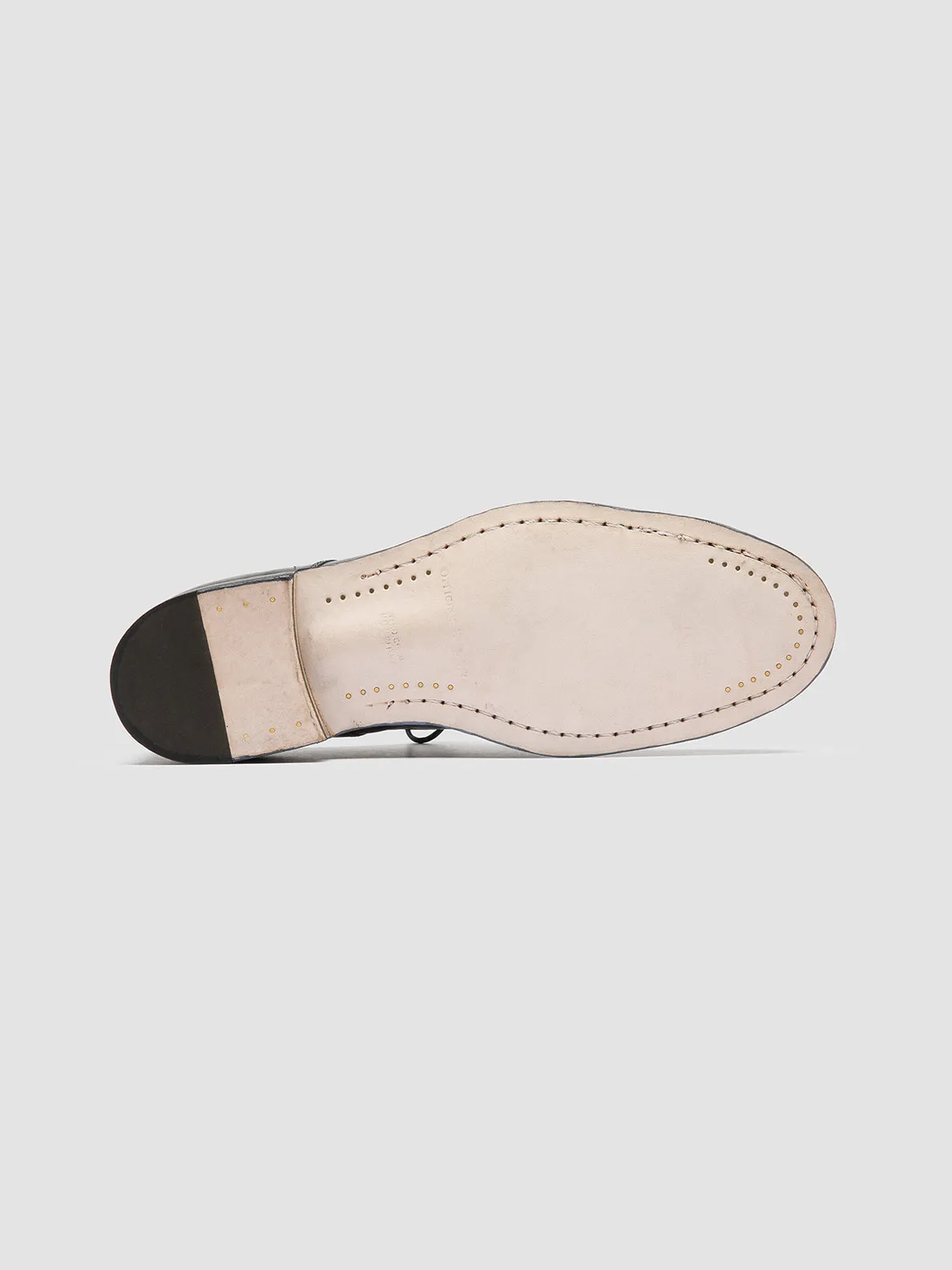 SOLITUDE 002 - Navy Leather Derby Shoes Breathable All-Day Wear