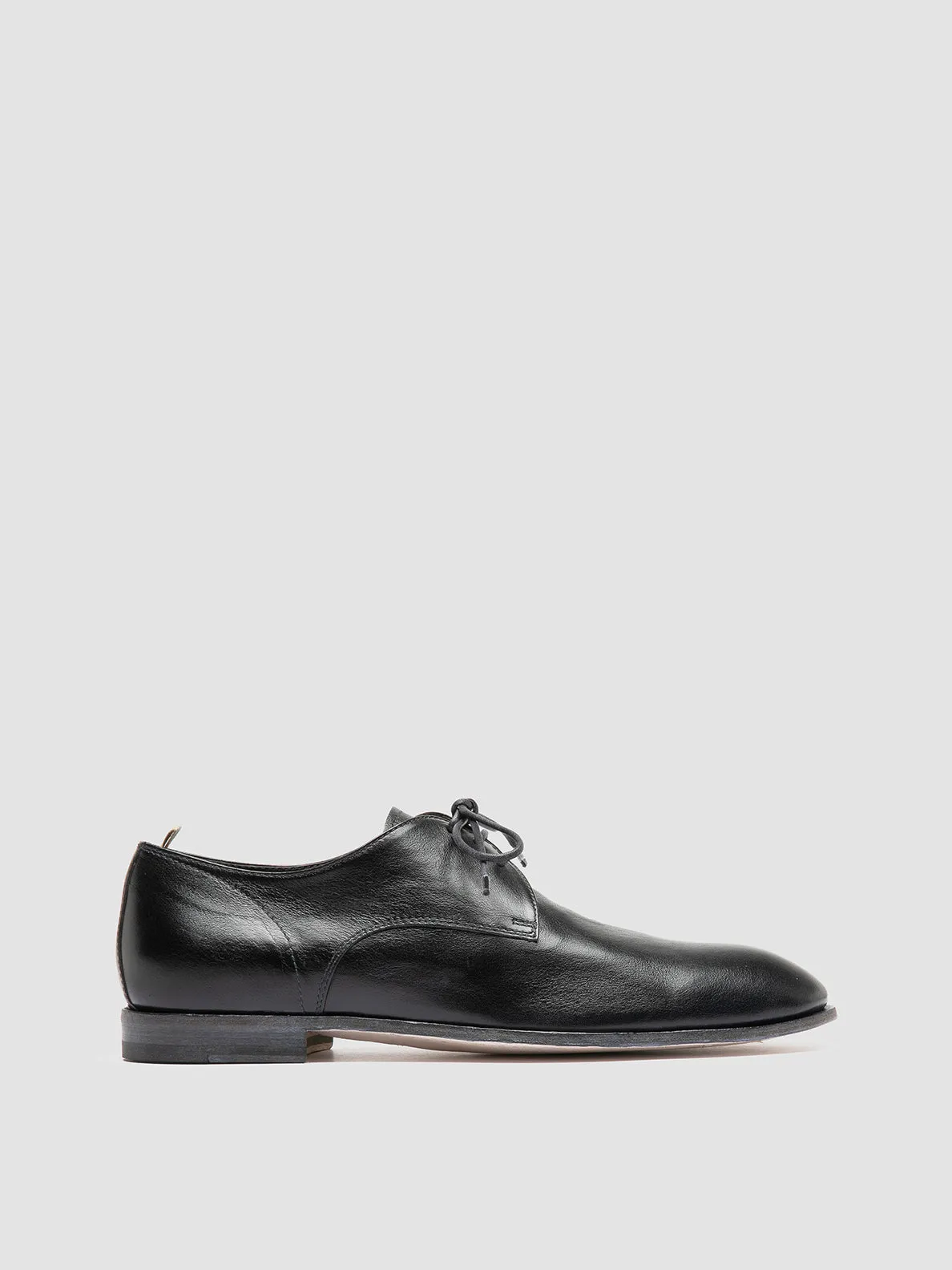 SOLITUDE 002 - Navy Leather Derby Shoes Smart Shape