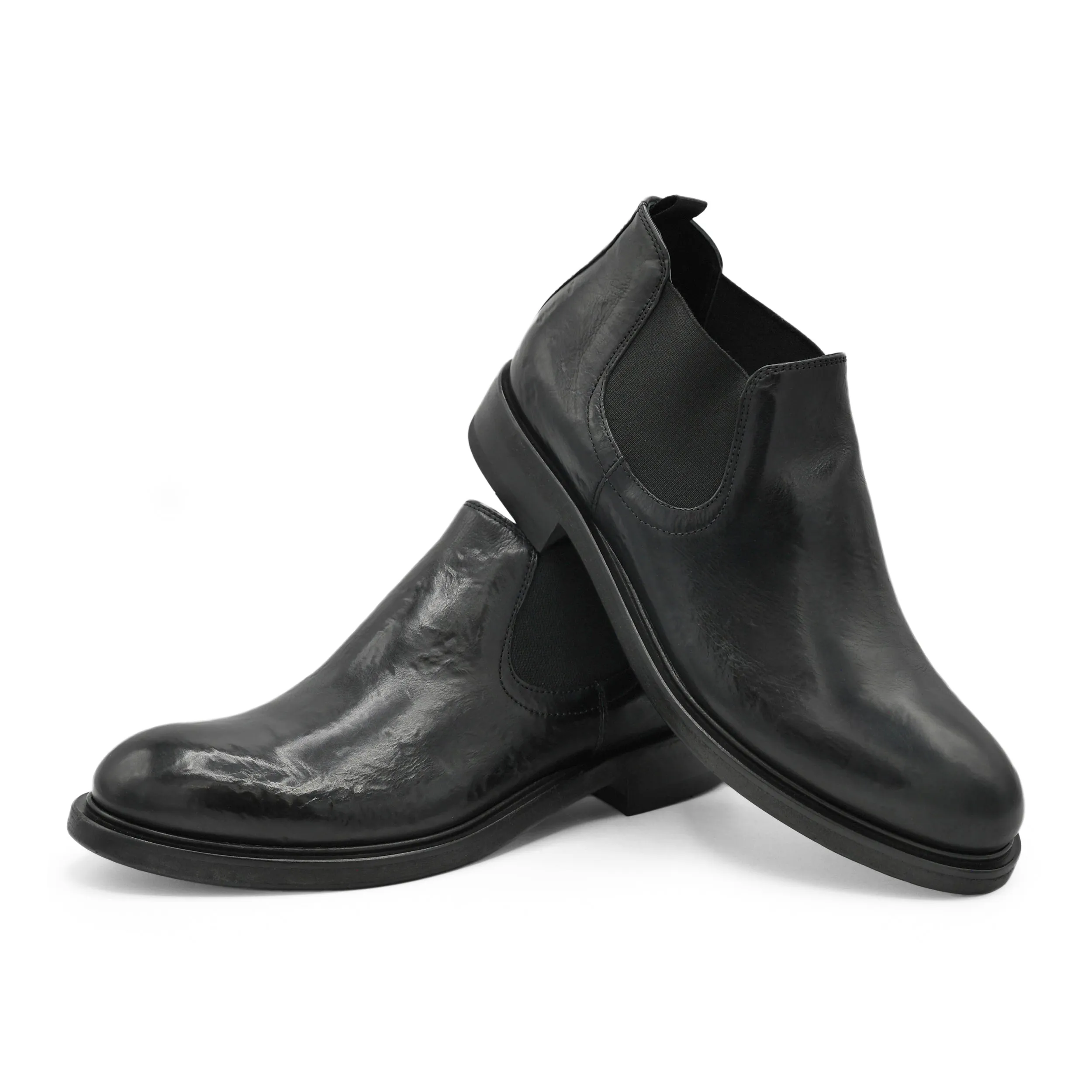 2810 - Vitello Leather Chelsea Boot Street-Style Boots