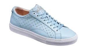 Isla - Pale Blue Calf / Studs Chic Comfort