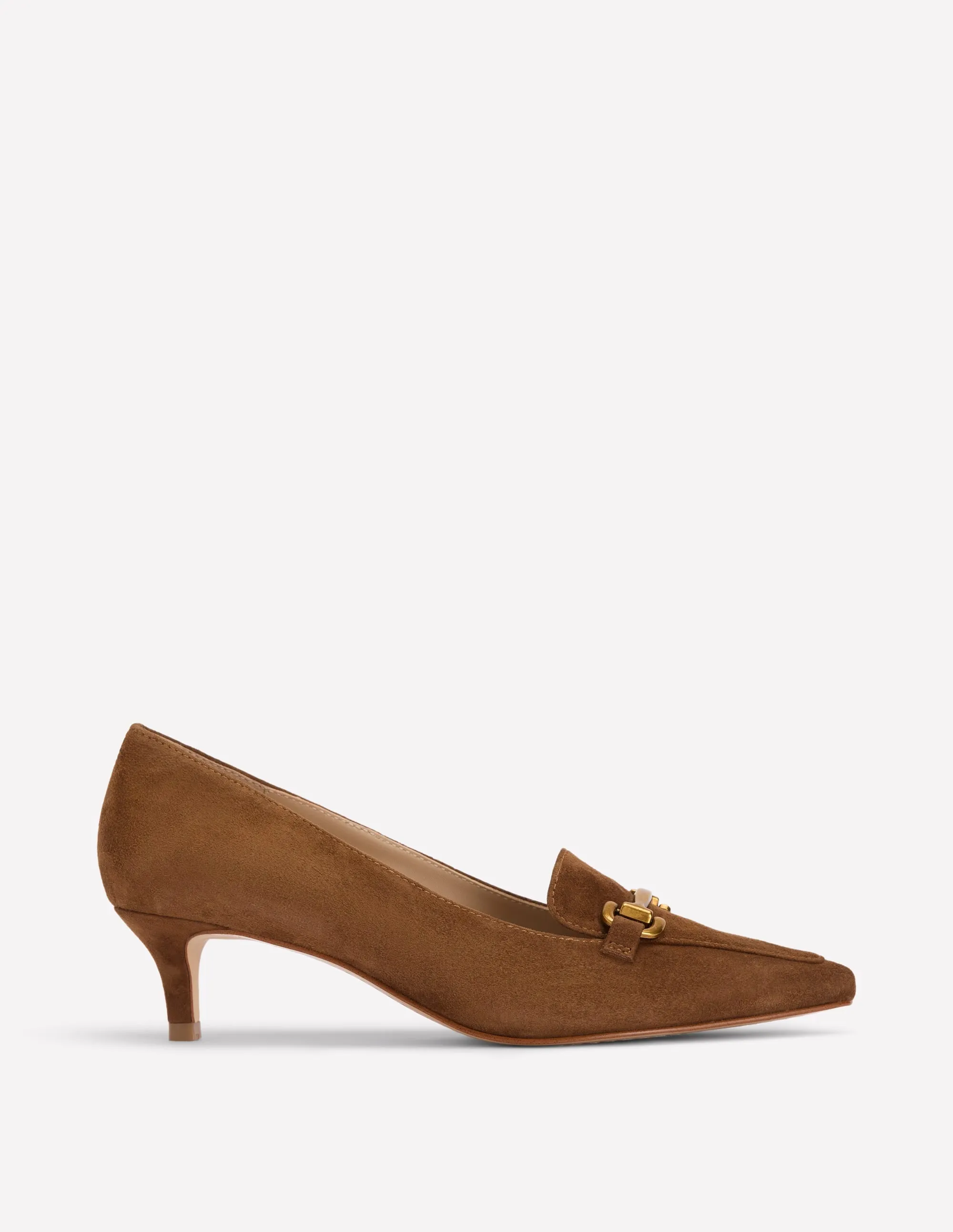 Iris Heel Snaffle Point Loafer-Raw Umber City Dash