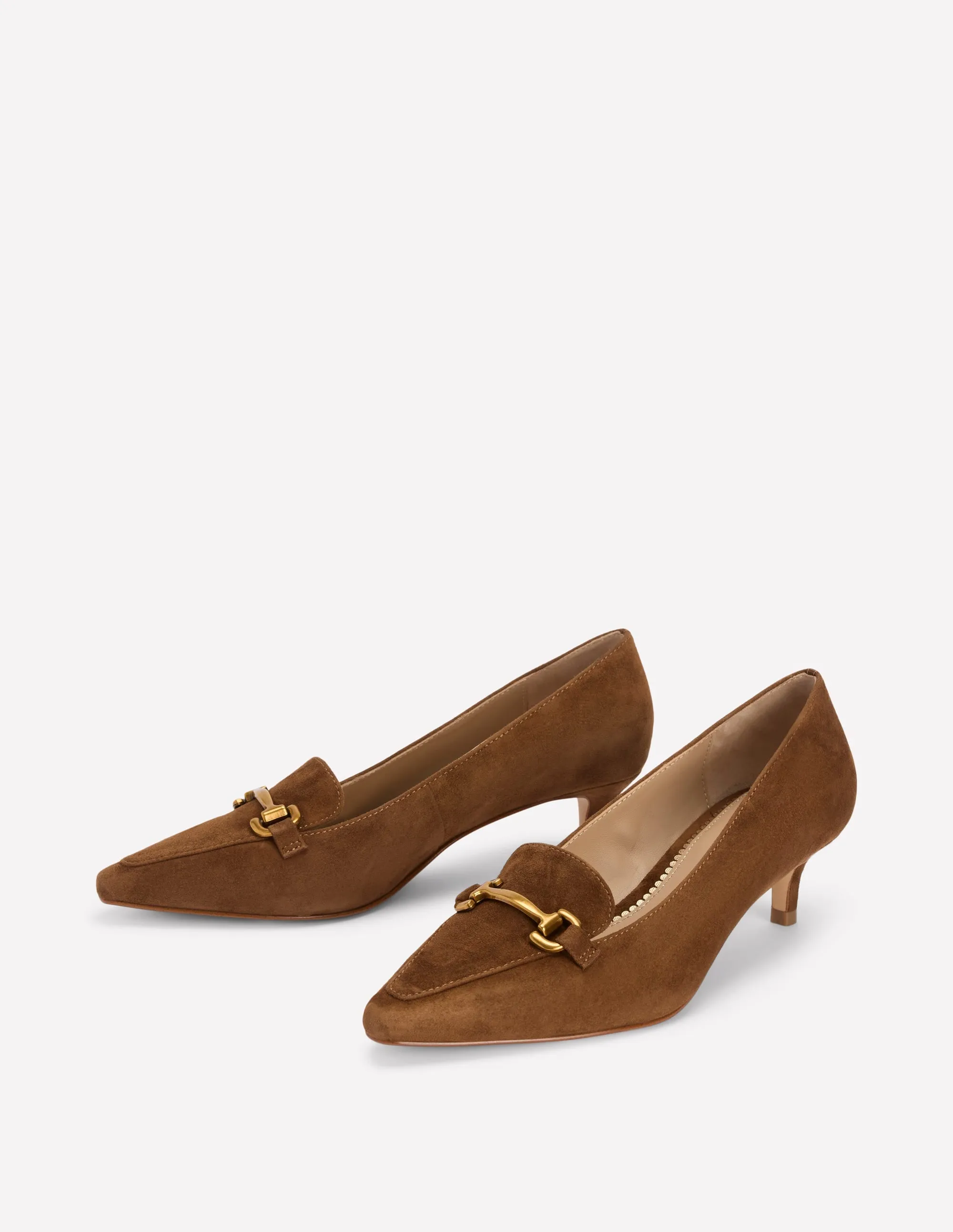 Iris Heel Snaffle Point Loafer-Raw Umber Dawn Move