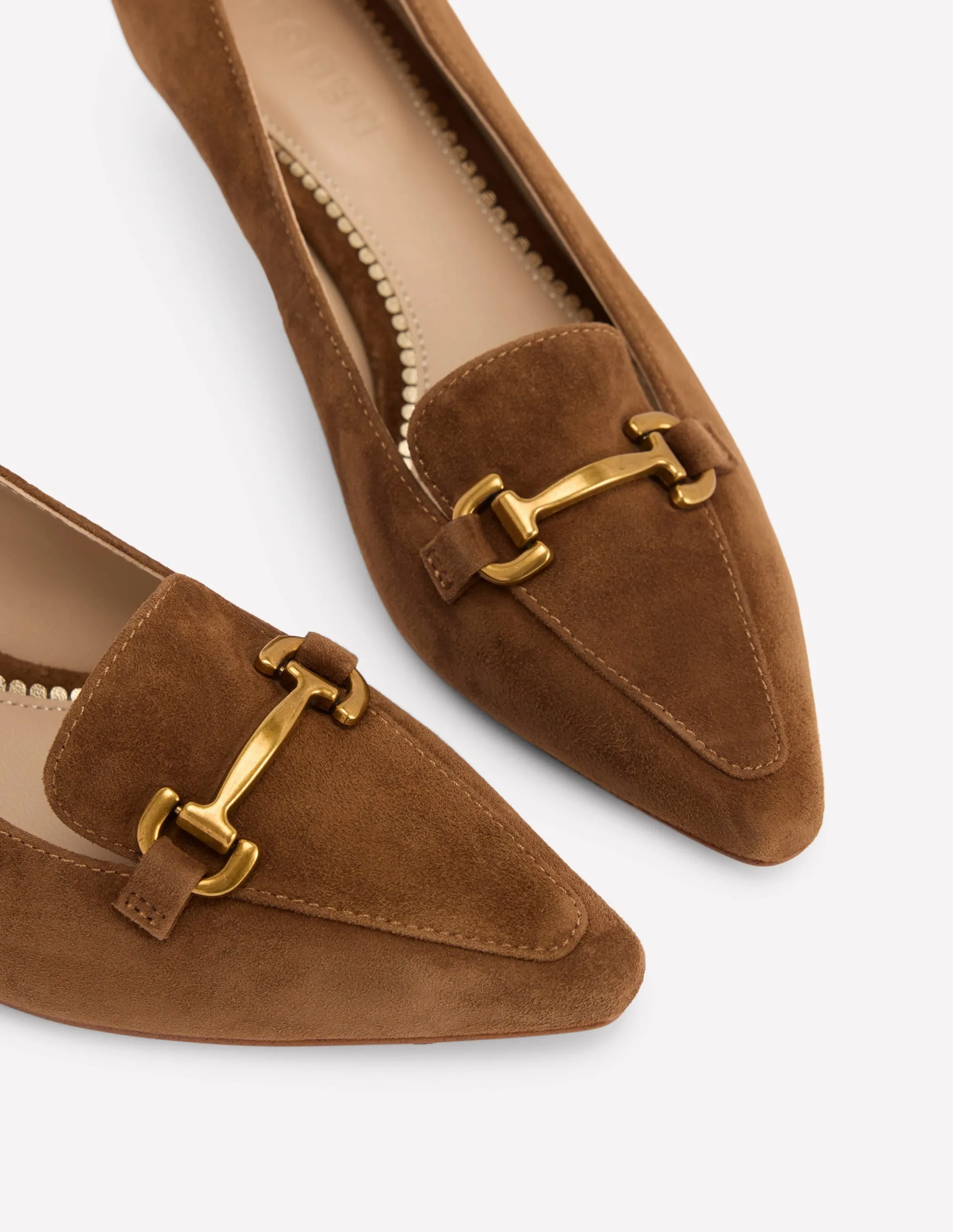Hold Clear City Dash Iris Heel Snaffle Point Loafer-Raw Umber