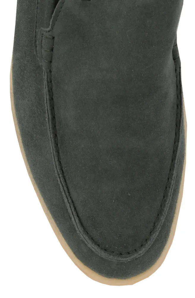 Sartorio Napoli Olive Green Loafer Loafers Hold Power Comfortable Padding