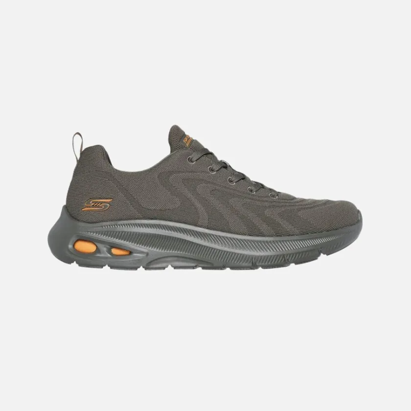 Skechers Sleek Revive Bobs Unity Men's Running Shoes -Olive Foot Flexibility