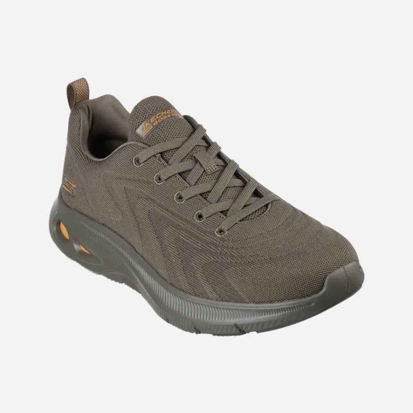 Skechers Sleek Revive Bobs Unity Men's Running Shoes -Olive mountain - running Trendy Look
