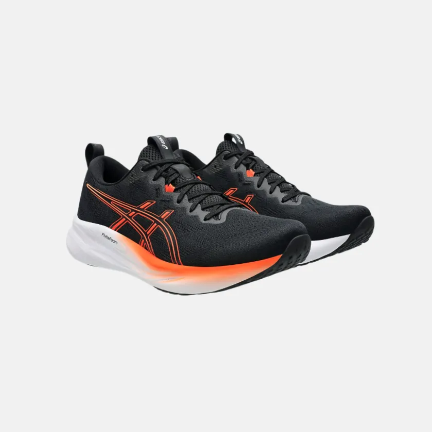 ASICS GEL-PULSE? 16 Men's Running Shoes - BLACK/NOVA ORANGE Anti - fog