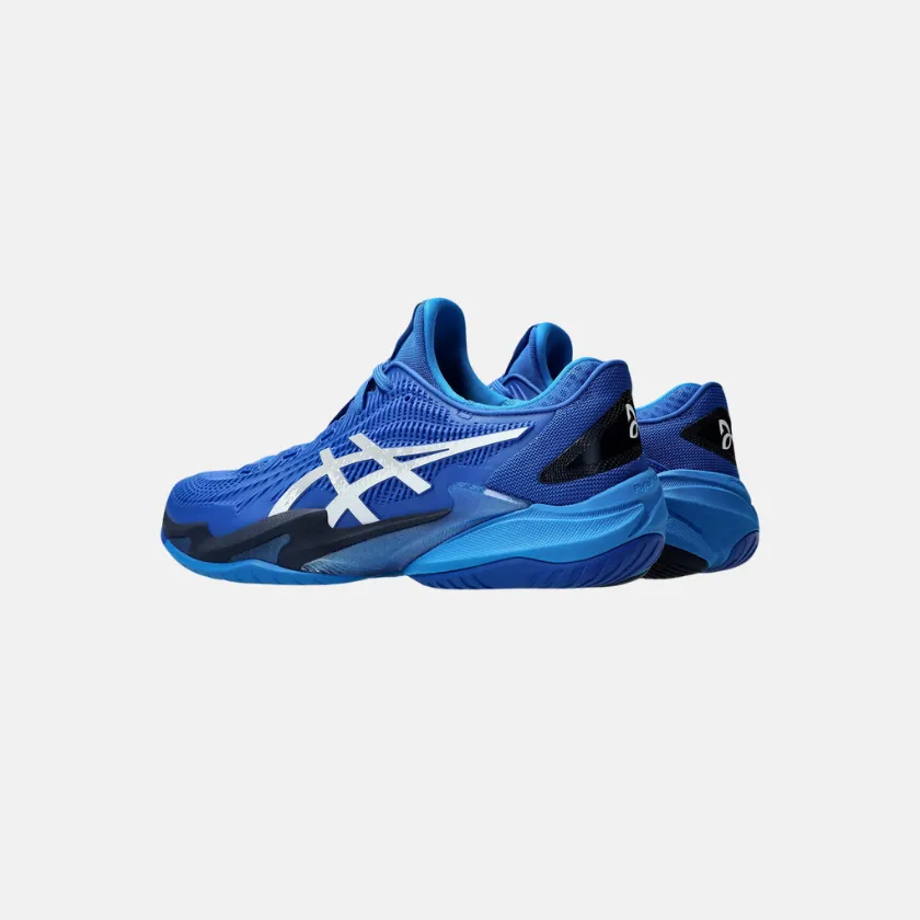 Trail Fit ASICS COURT FF? 3 NOVAK Men's Tennis Shoes - Tuna Blue/Pure Silver