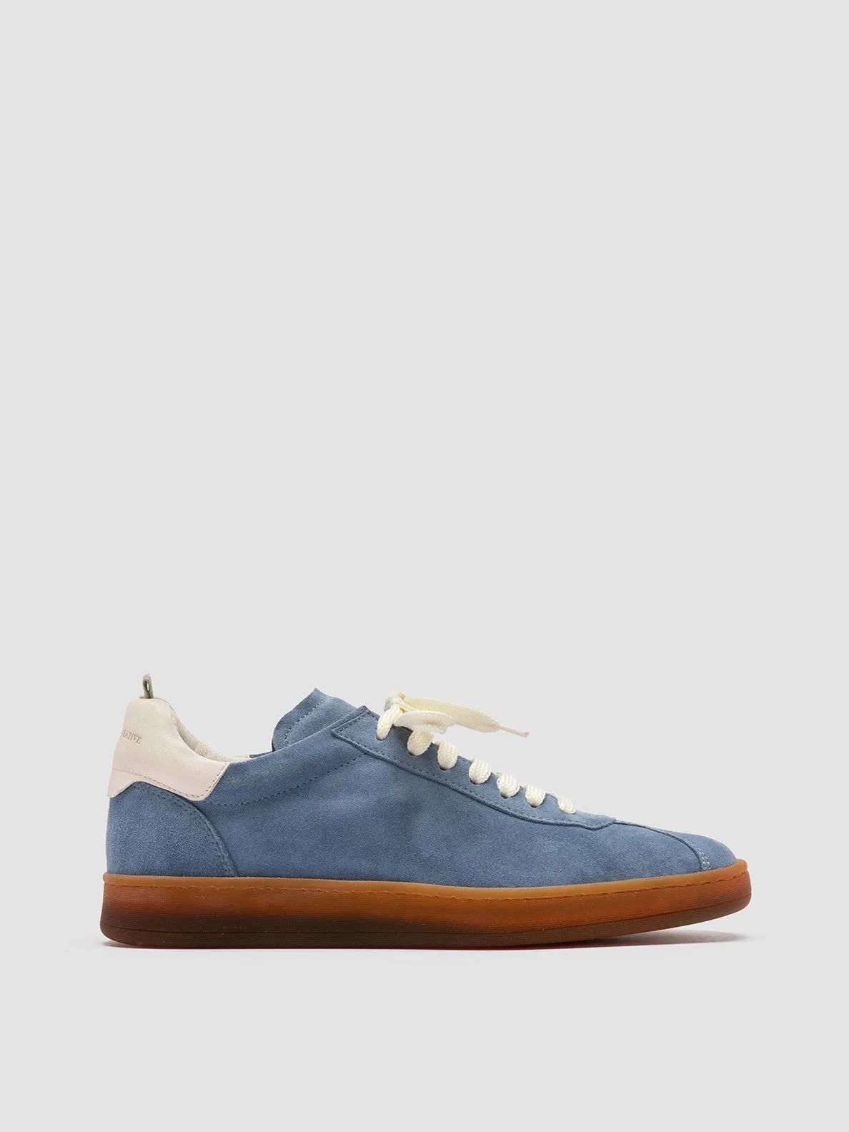Arch support Star Walk DESTINY 101 - Blue Leather and Suede Sneakers