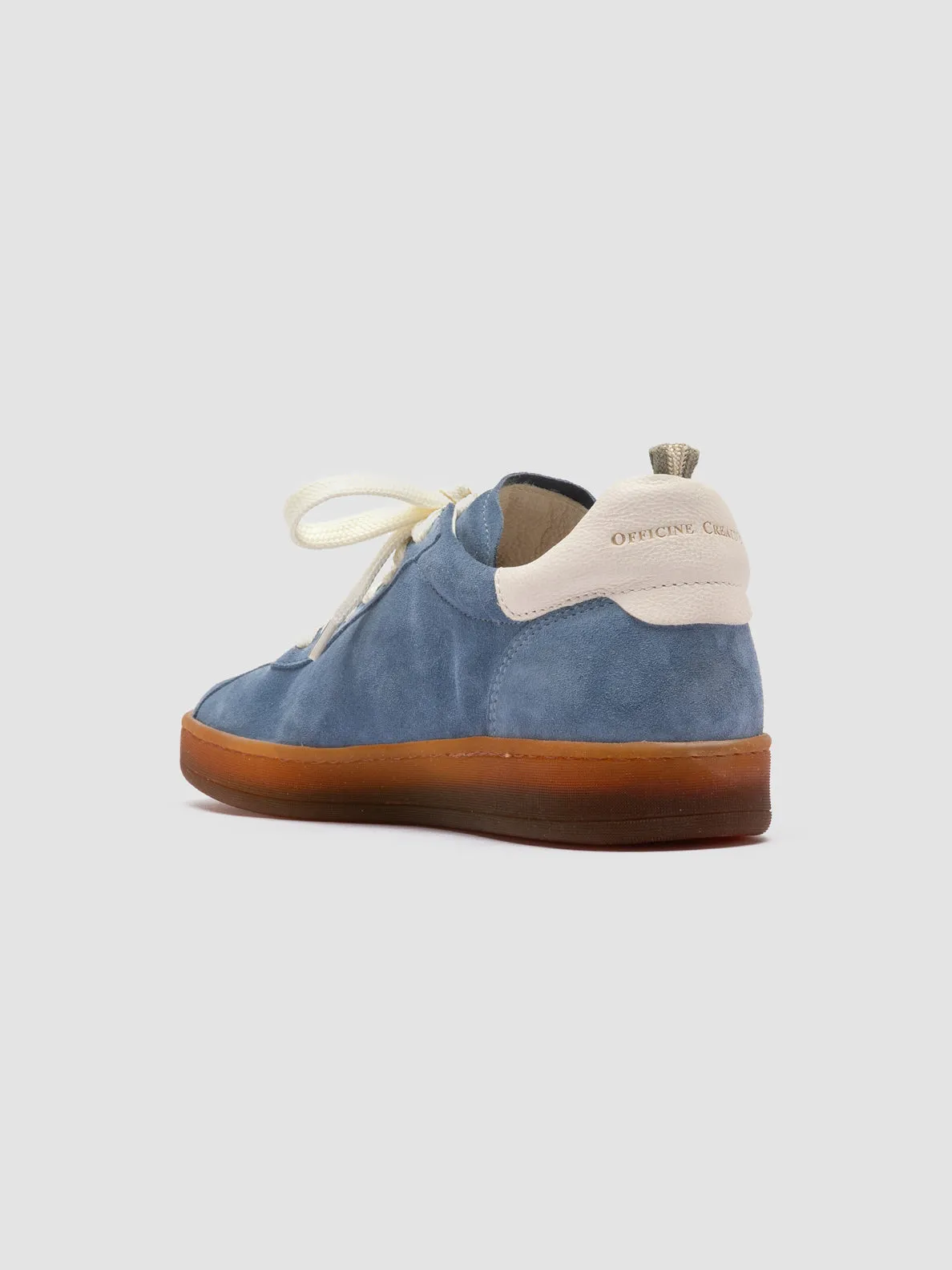 Agile Path DESTINY 101 - Blue Leather and Suede Sneakers