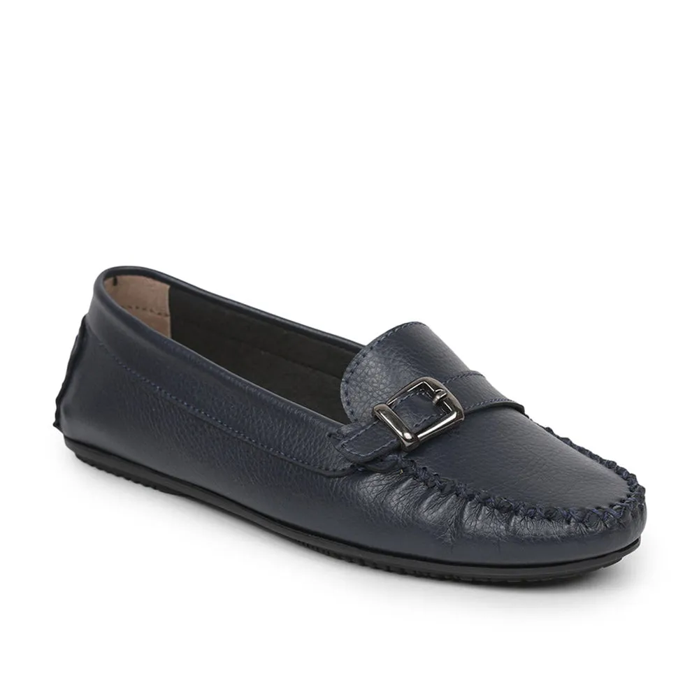 Healers Navy Blue Casual Loafers For Women GI-SML-01 By Liberty Formal Occasions