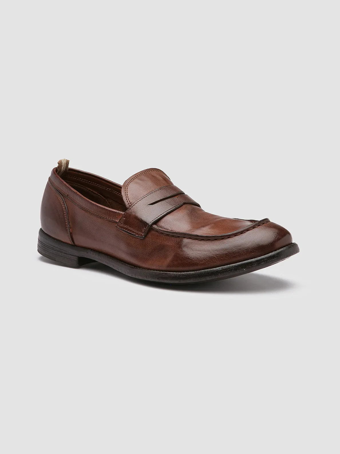 Clear Power ARC 509 - Brown Leather Penny Loafers