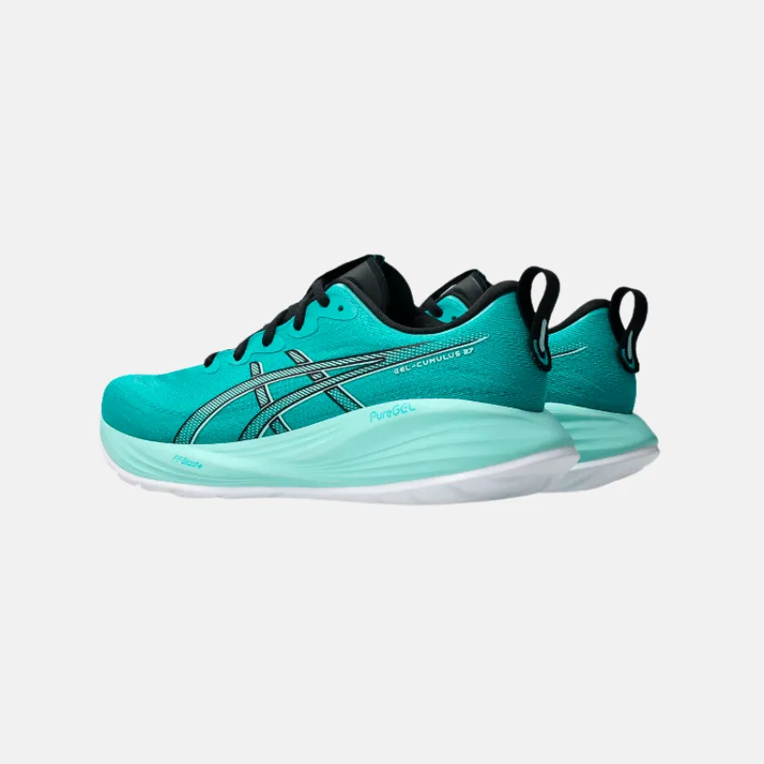 short - distance use cleated shoes ASICS GEL-CUMULUS? 27 KUMADORI Men's Running Shoes - Wave Teal/Illuminate Mint