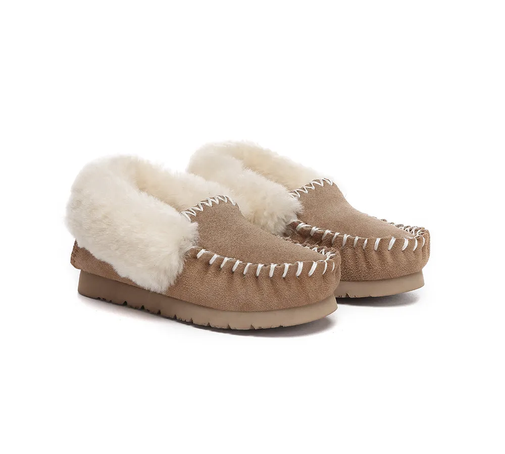AUSTRALIAN SHEPHERD? UGG Slippers Kids Sheepskin Wool Ankle Popo Moccasin Comfy Mode Instant Style Shoes