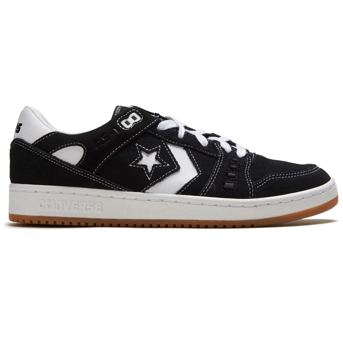 Converse As-1 Pro Ox Shoes - Black/White/Gum Quick Turn Soft Sole