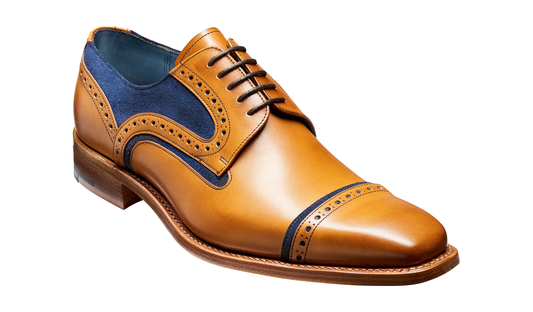 Haig - Cedar Calf / Blue Suede Polished Form