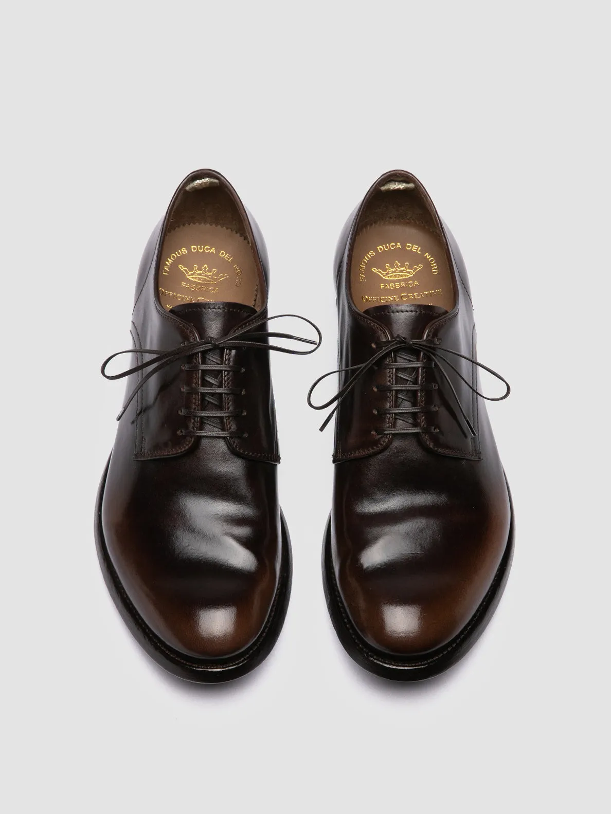 ANATOMIA 060 - Brown Leather Derby Shoes Everyday Wear Smooth Interior Lining