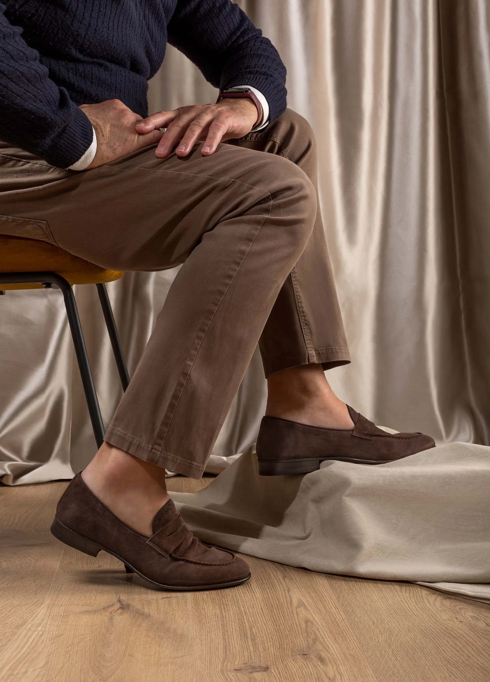 Flight Day BRIAN 61011<br>Espresso loafers
