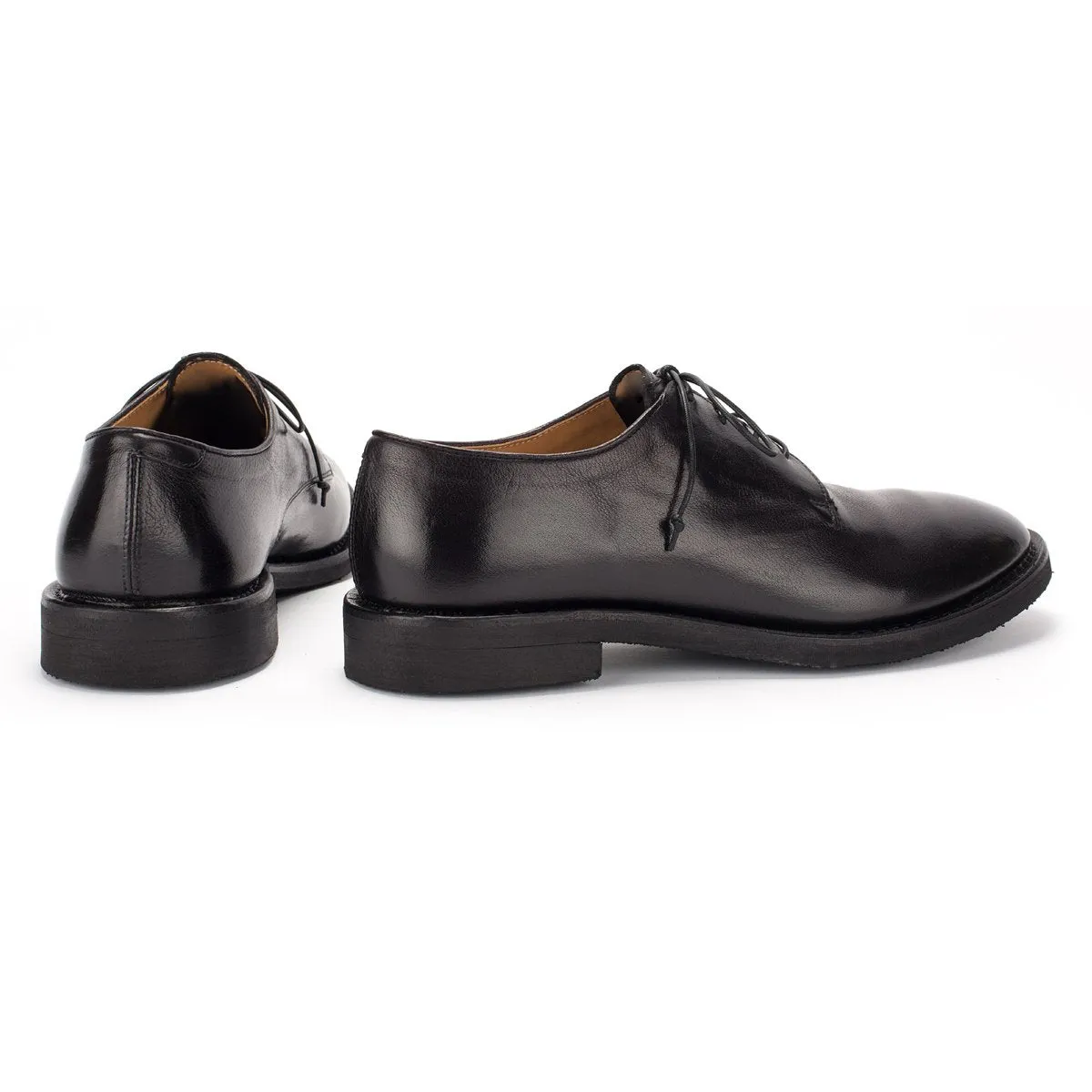 YAGO 55021<br>Black derby shoes Simple Profile
