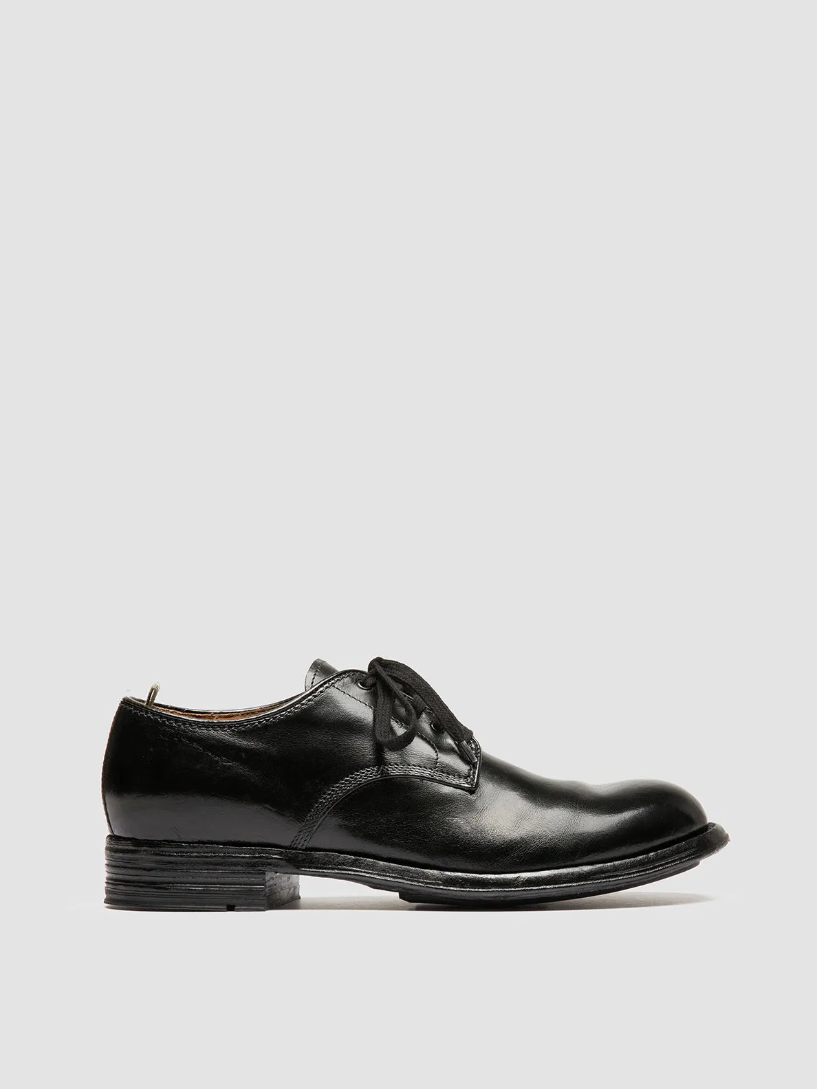 Subtle Finish Urban Classic ADMIRAL 007 - Black Leather Derby Shoes