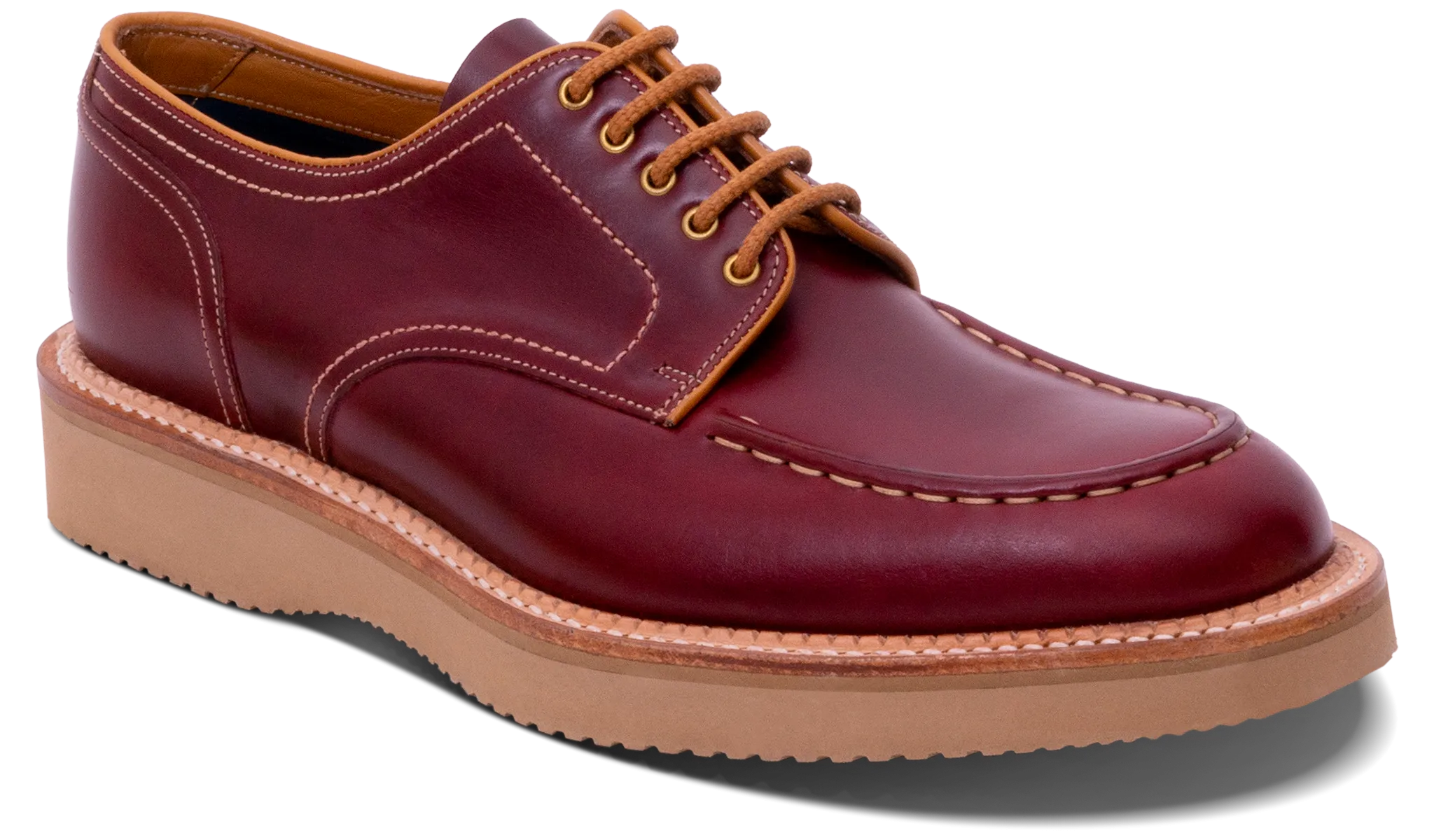 Michigan - Burgundy Waxy Calf Long Hours Plain Upper