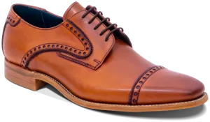 High End Shoes Stewart - Antique Rosewood/ Navy
