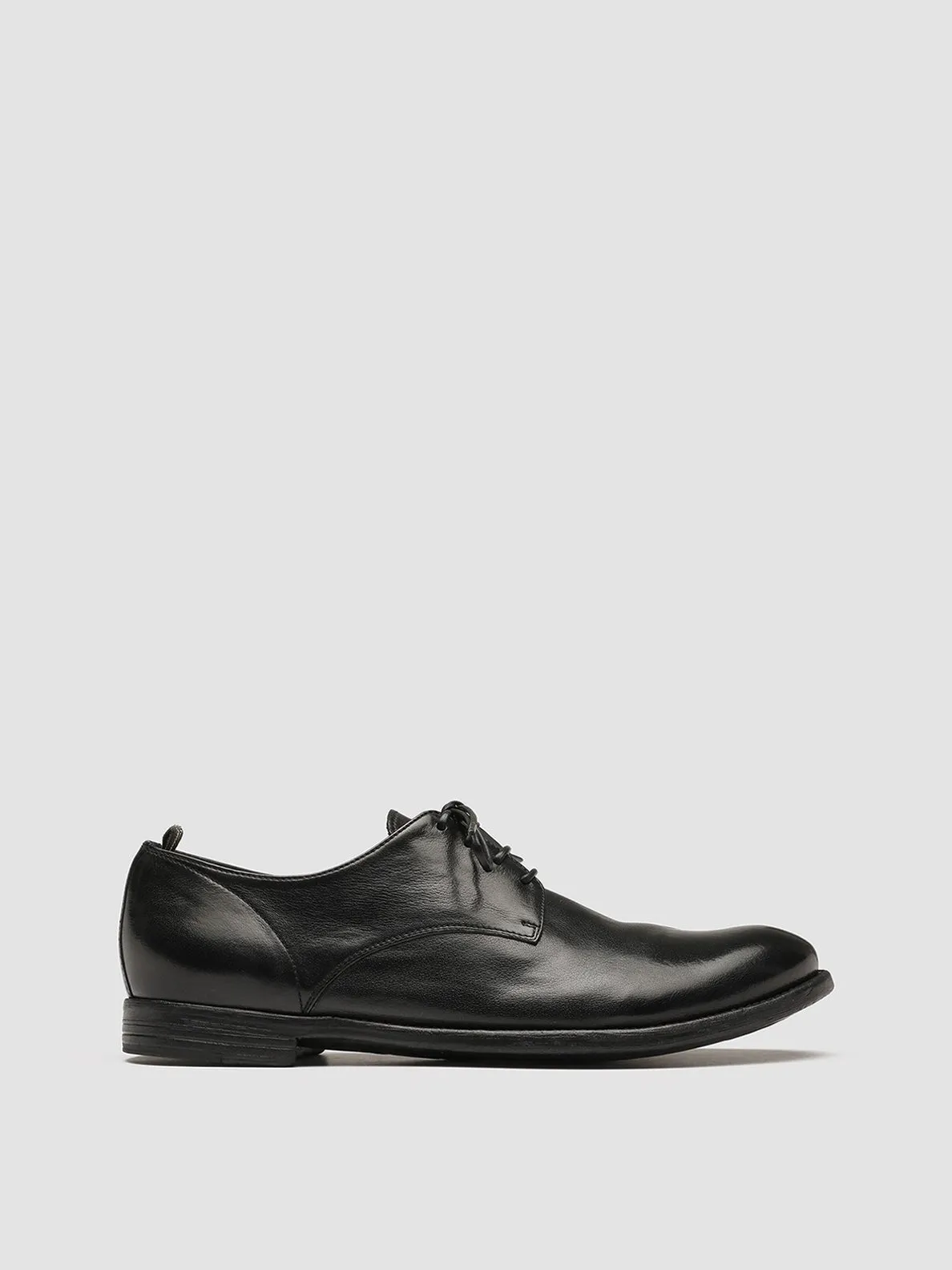 Minimal Formal Edge ARC 515 - Black Leather Derby Shoes