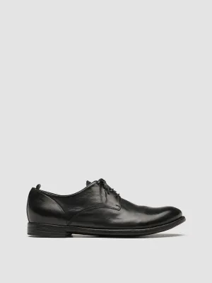 Minimal Formal Edge ARC 515 - Black Leather Derby Shoes