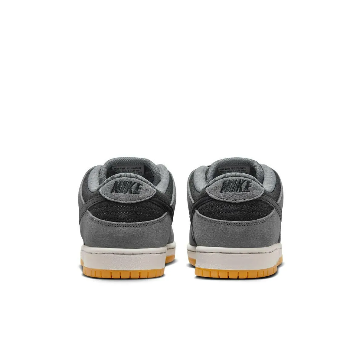 Comfort Cushion Comfortable Action Nike SB - Dunk Low Pro Shoes Dark Smoke Grey