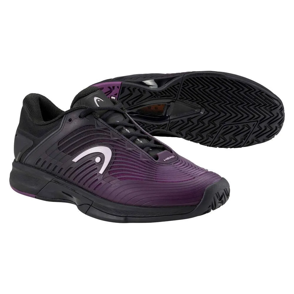 Head Revolt Pro 4.5 Women's Tennis Shoe (Black/Purple) Mobility Gear Motion Wear