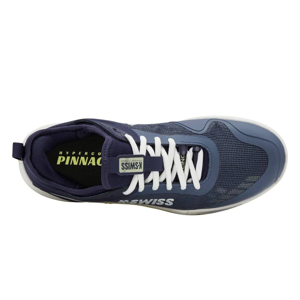 K-Swiss  Hypercourt Pinnacle Men's Tennis Shoe (Vintage Indigo) Classic Design Dynamic Sole