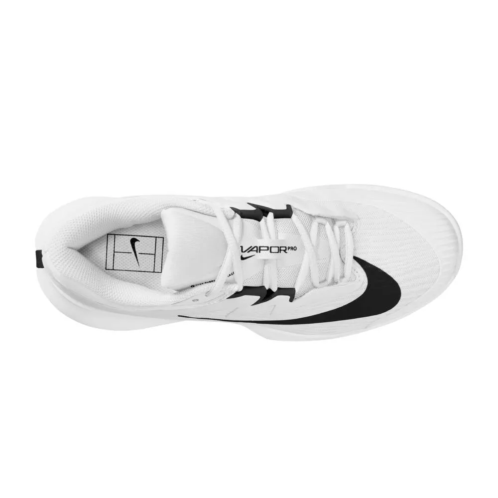 Nike Air Zoom Vapor Pro 3 Women's Tennis Shoe (White/Black) Sprint Practice
