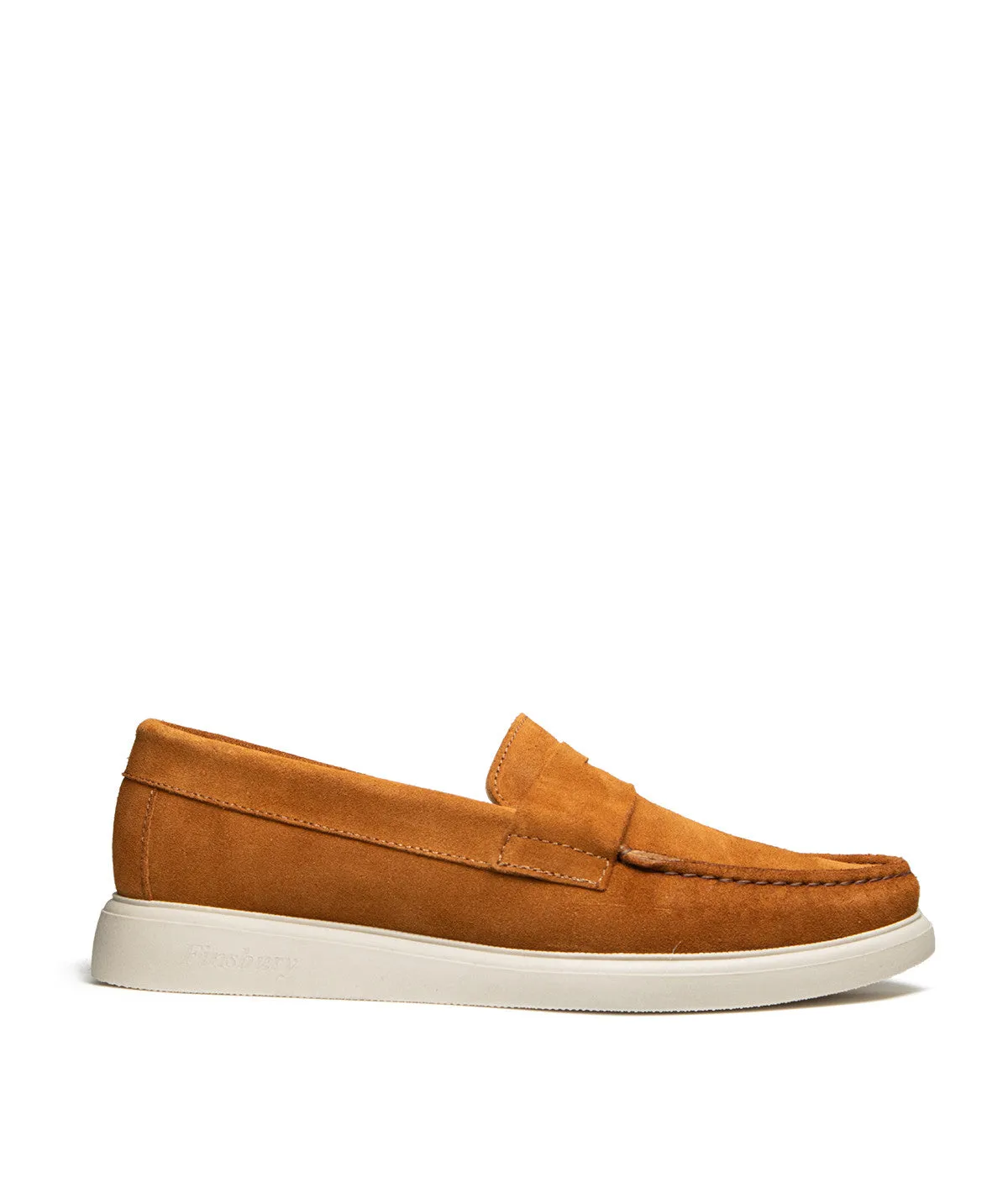 Mocassin ACAPULCO Veau Velours Whisky Matte Edge Comfort Tongue