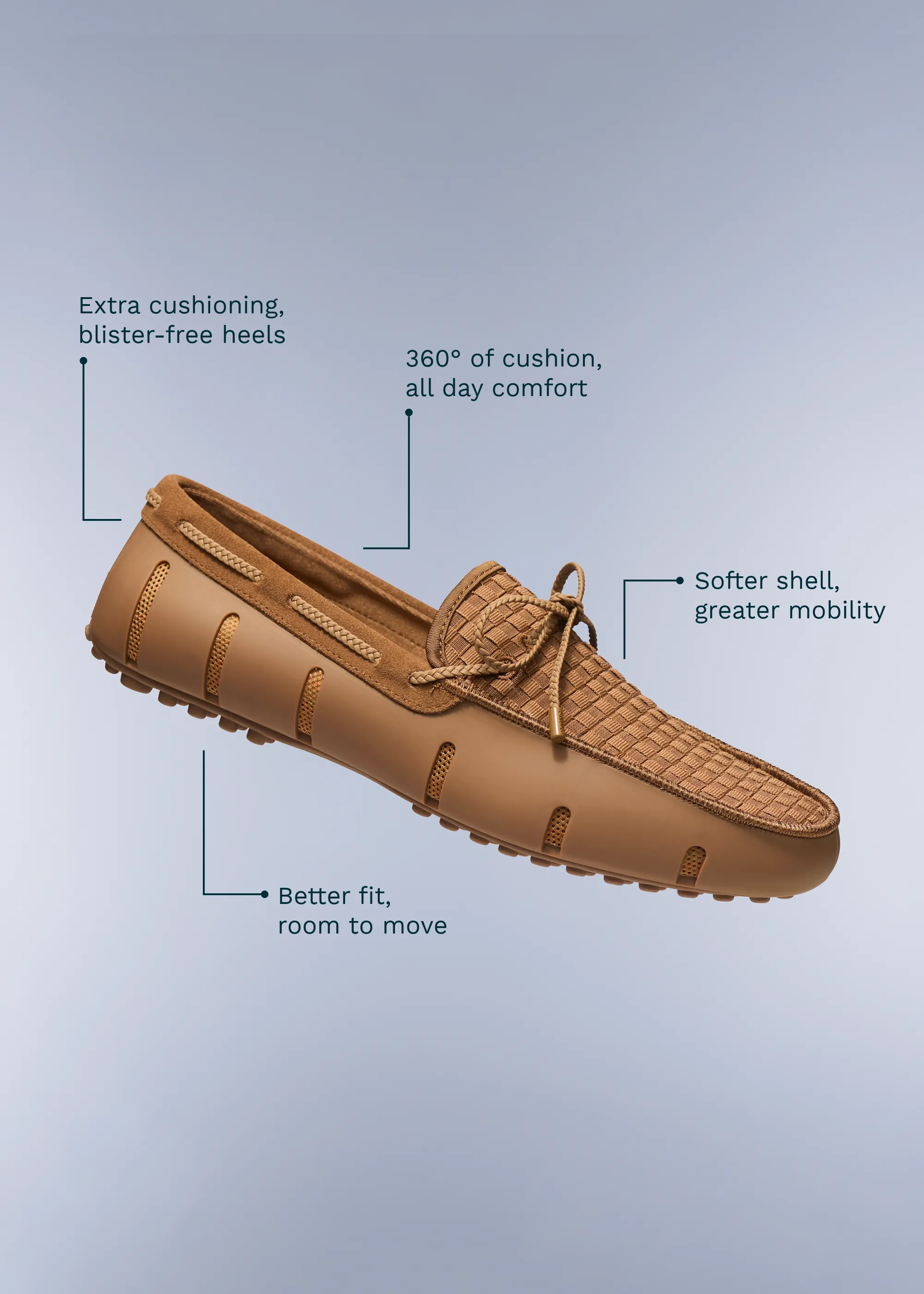 Classic Leather Trendy Casual Shoes Woven Driver