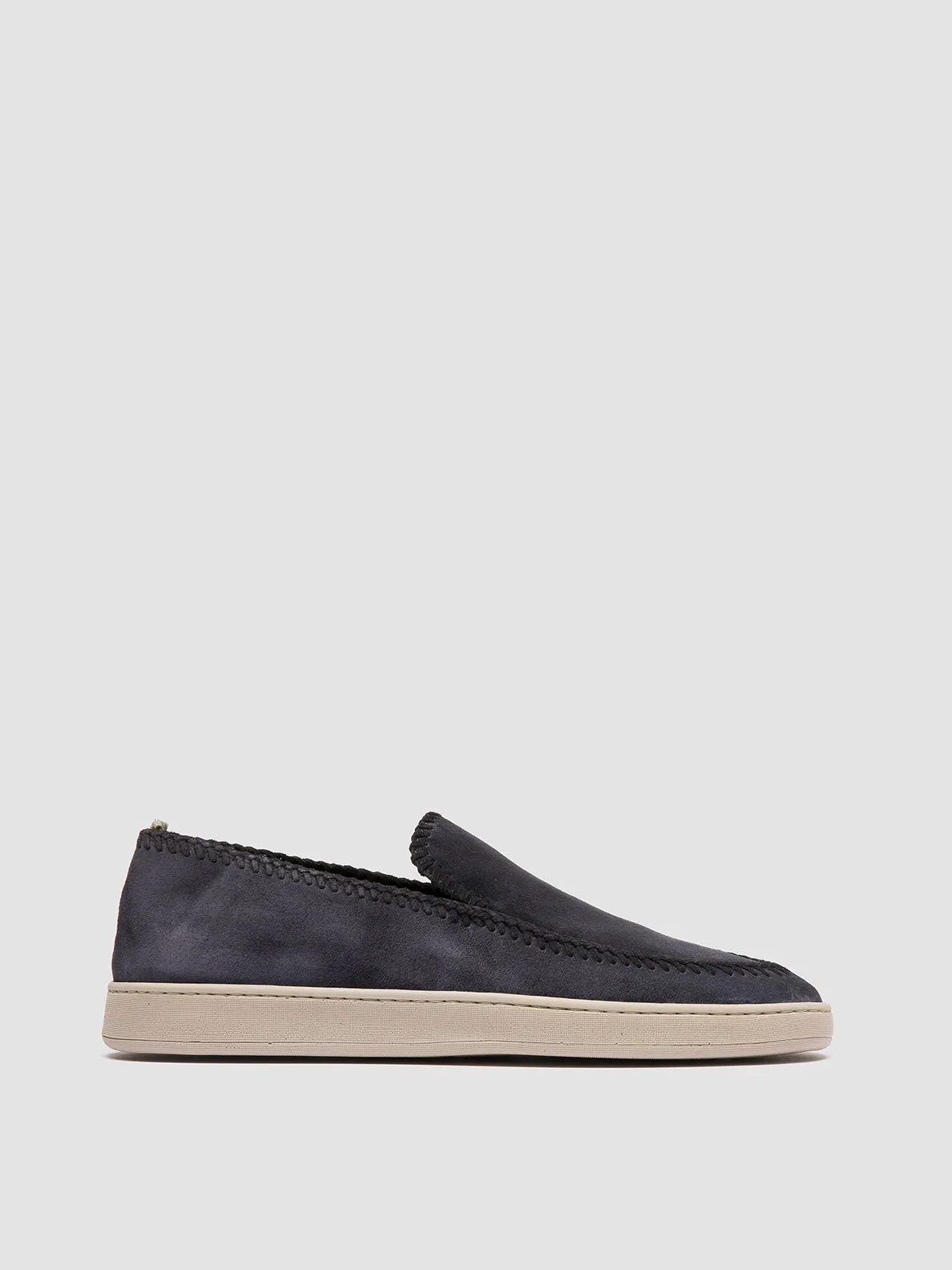 Smart Shoes Market Walks HERBIE 011 - Navy Suede Penny Loafers