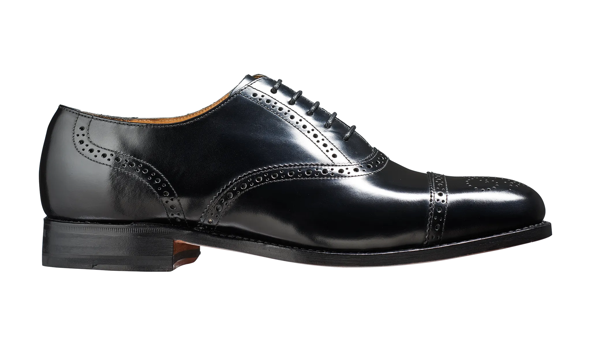 Gatwick - Black Hi-Shine - Barker Shoes Rest of World