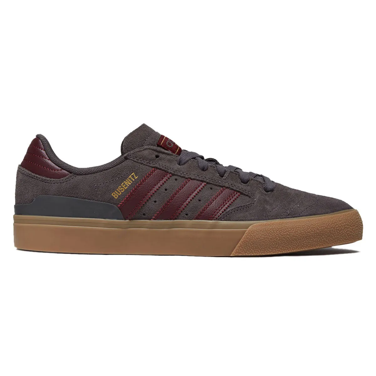 Adidas Busenitz Vulc II Shoes - Charcoal/Red/Gum Long Duration Foot Lock