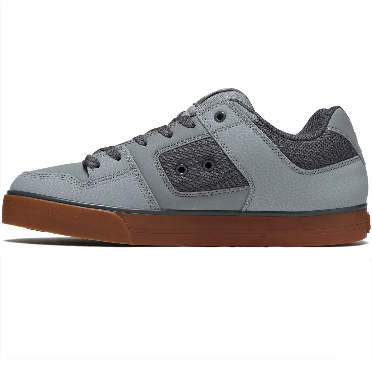 DC Pure Shoes - Grey/Gum Grip Stability