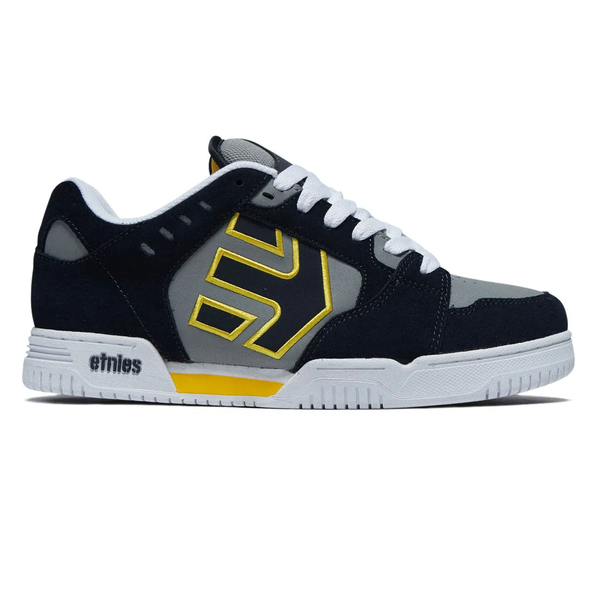 Street Fit Etnies Faze Shoes - Navy/Grey/Yellow