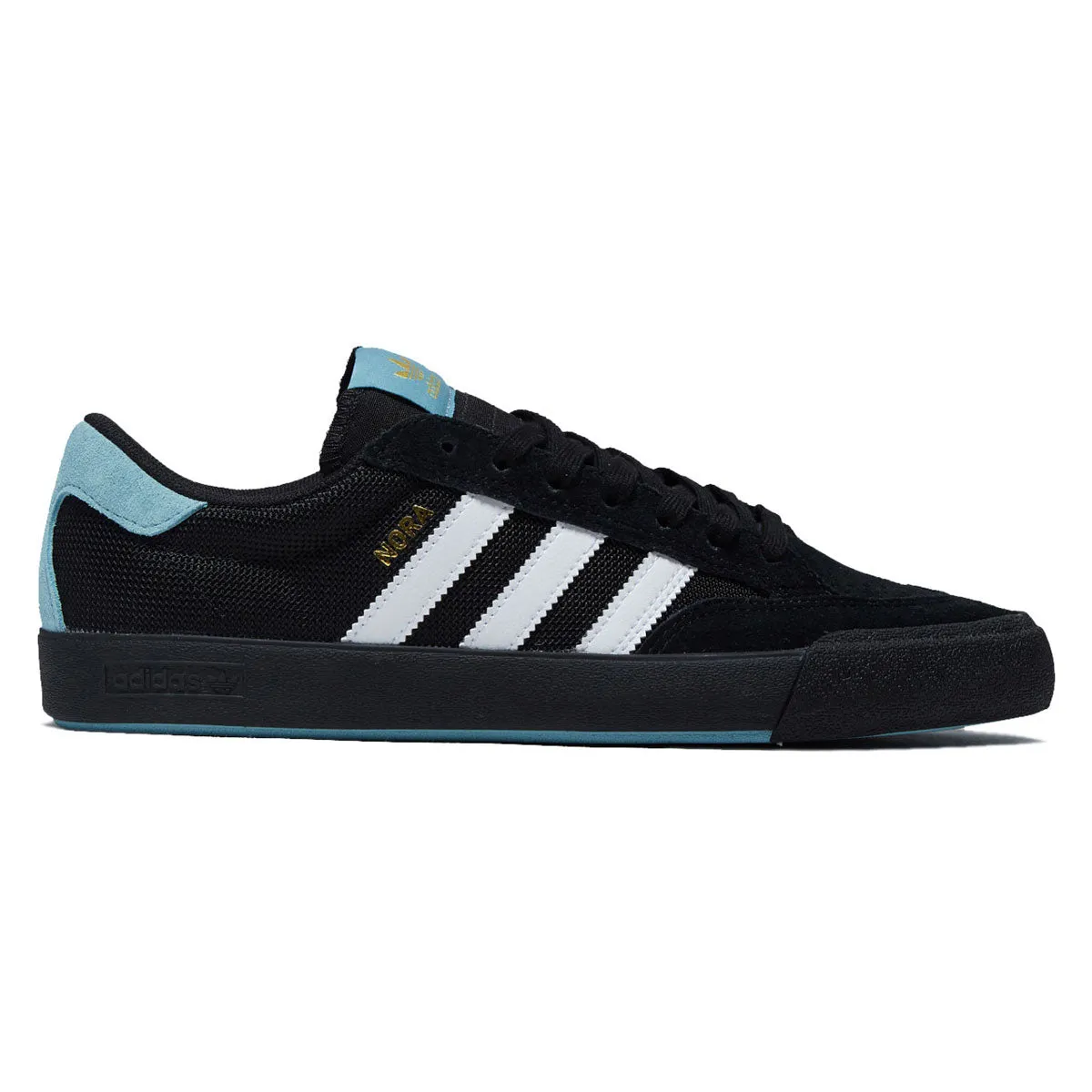 Adidas Nora Shoes - Core Black/Ftwr White/Gold Metallic Soft Pad