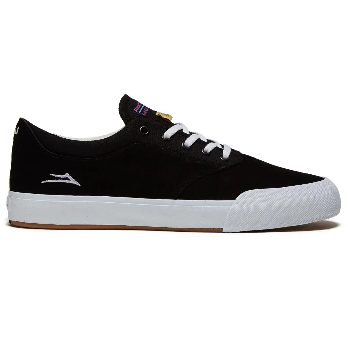 Sleek lines Lakai Wilkins Shoes - Black Suede