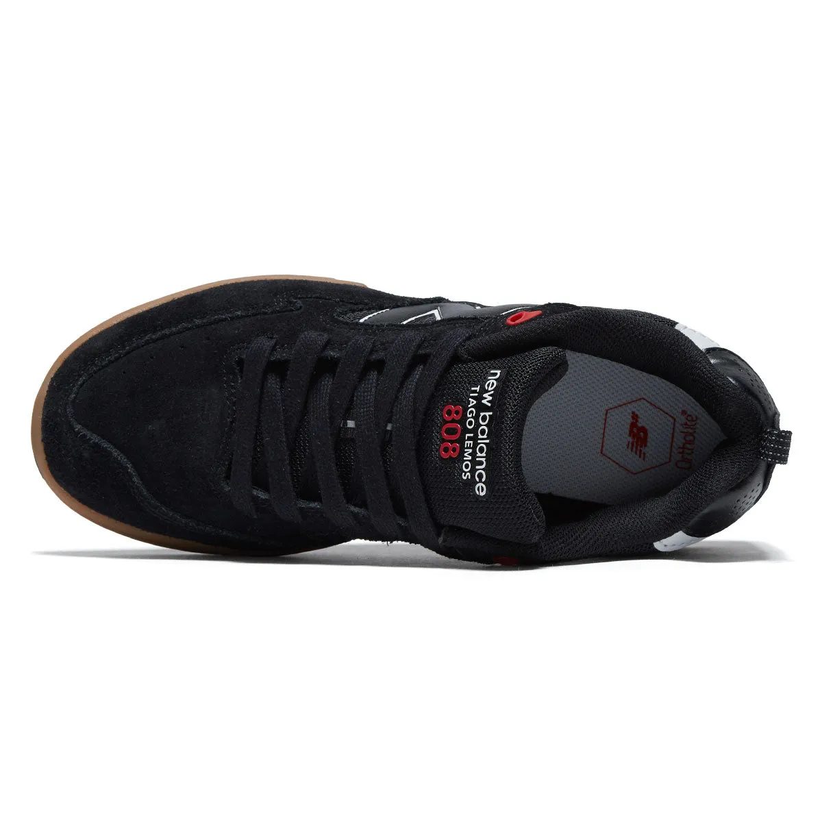 New Balance 808 Tiago Lite Shoes - Black/Gum Minimal Style
