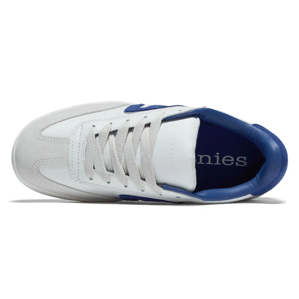 Etnies Lo-Cut Shoes - White/Blue Adjustable Laces