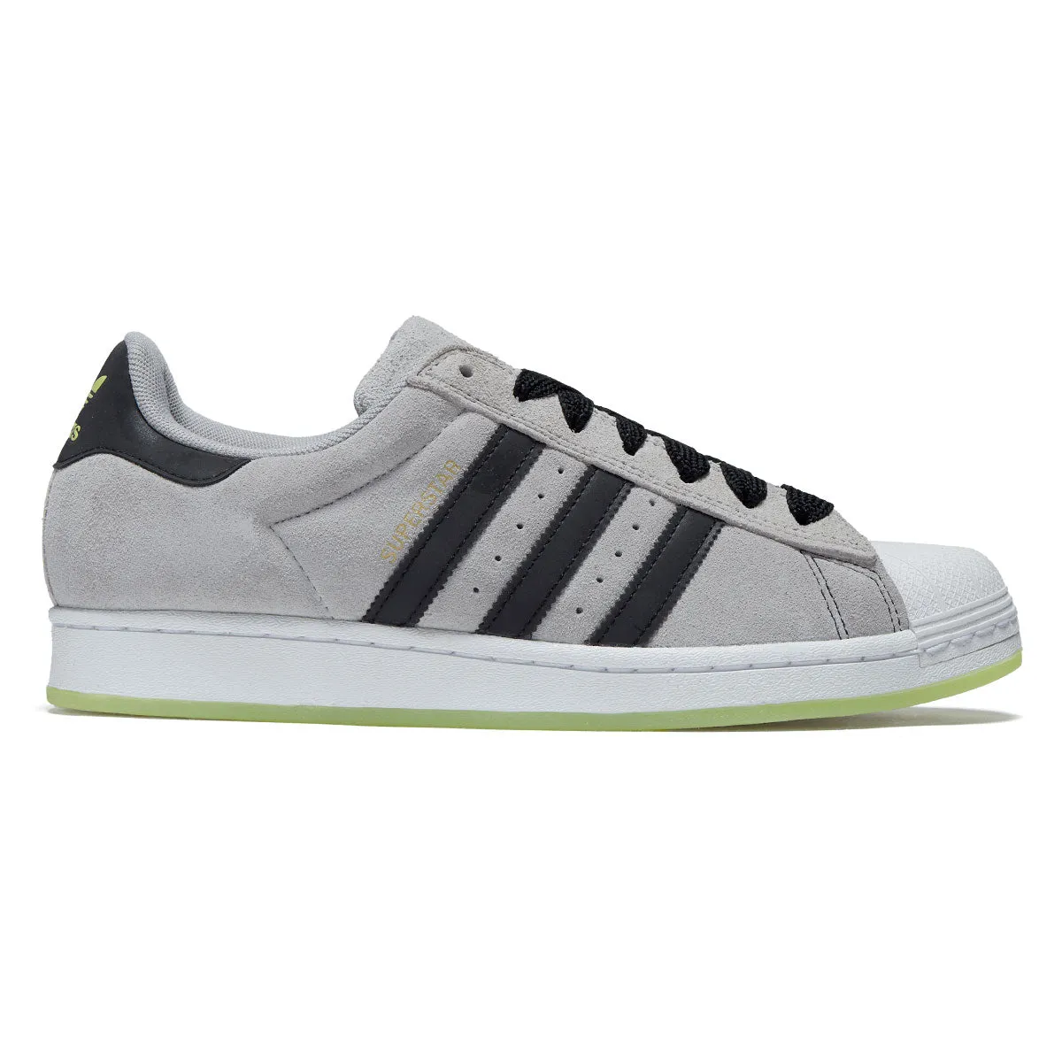 Adidas Superstar ADV Shoes - Grey/Core Black/Gold Metallic Rubber Sole