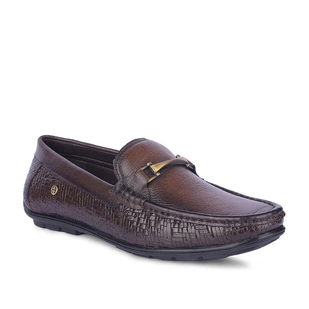 Healers By Liberty Mens OSL-49 Brown Formal Loafers slow walk Clean Walk