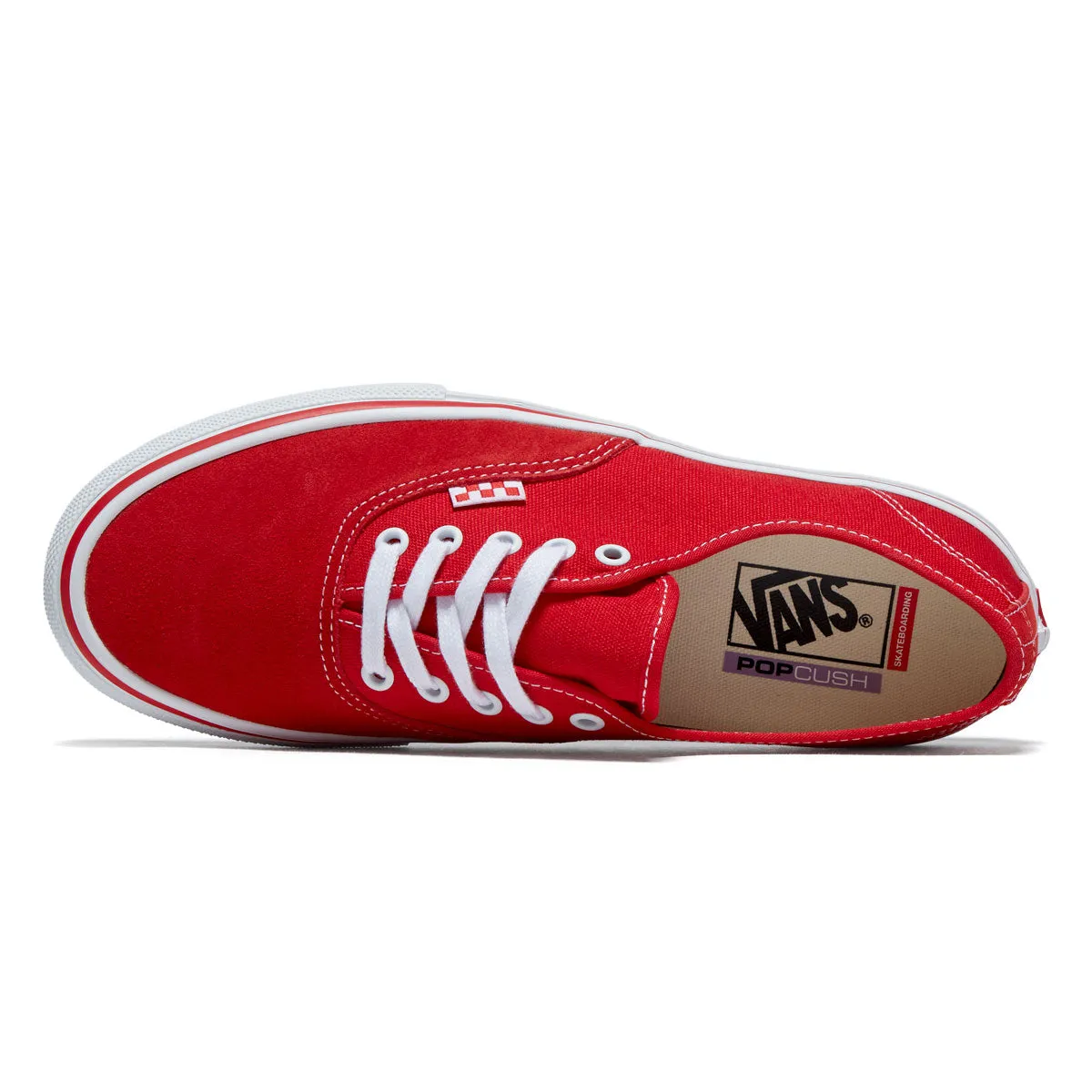 Vans Skate Authentic Shoes - Red Abrasion   Resistant