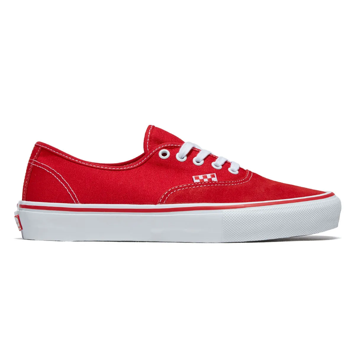 Vans Skate Authentic Shoes - Red Timeless Style