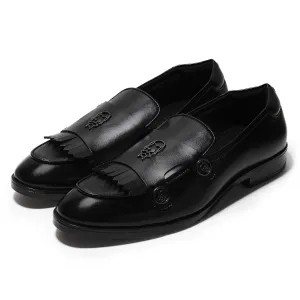 Jitz - Black Signature Double Monk Hand Shade Patent Grain