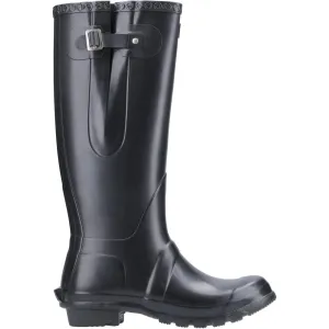 Cotswold Womens Windsor Tall Wellington Boot Black Go Anywhere Boots Comfortable